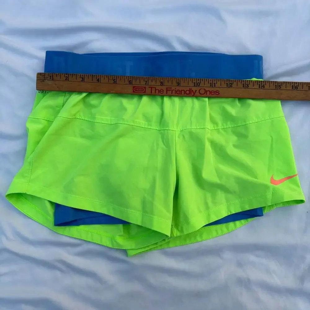 Nike Dri-FIT Women's 2-in-1 Running Training Shorts with Logo Waistband